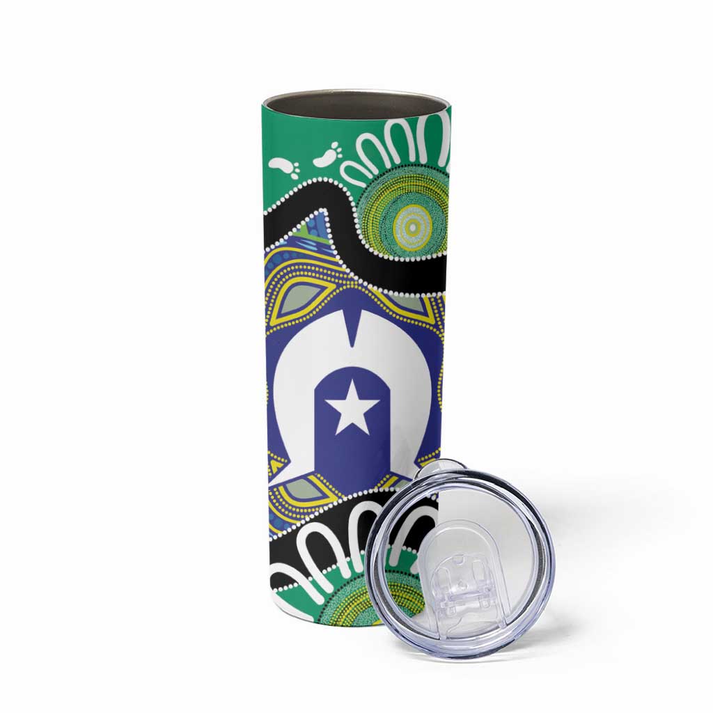 Torres Strait Islander Heal Country Personalised Skinny Tumbler