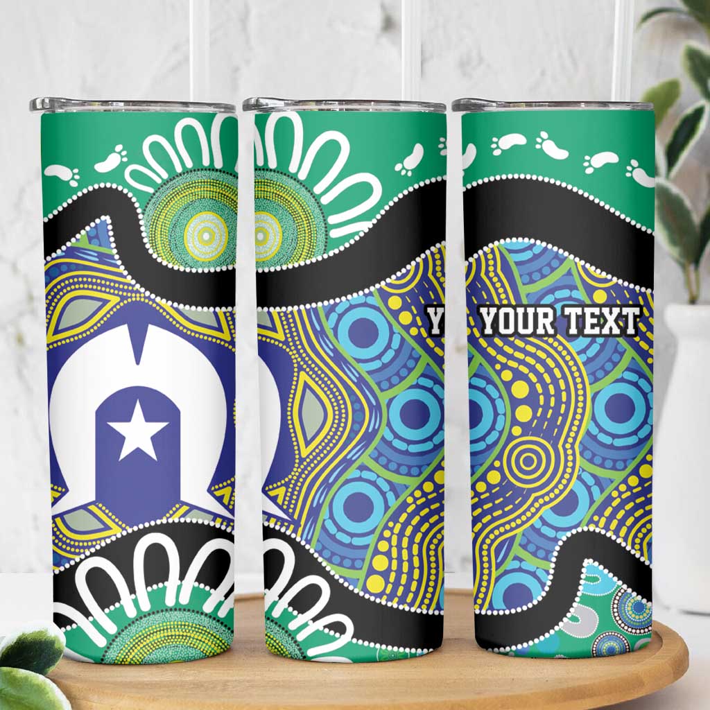 Torres Strait Islander Heal Country Personalised Skinny Tumbler