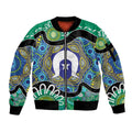 Torres Strait Islander Heal Country Personalised Sleeve Zip Bomber Jacket
