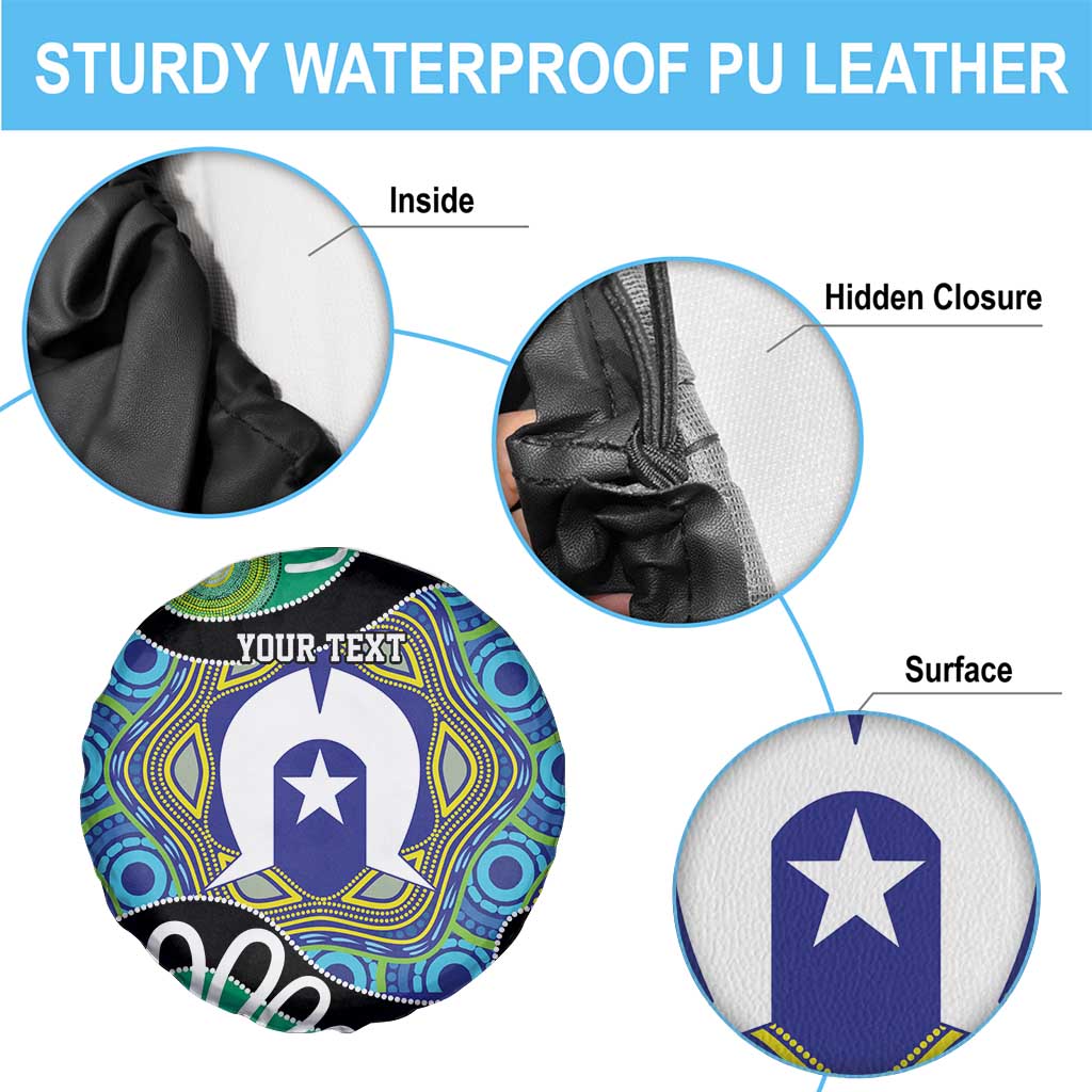 Torres Strait Islander Heal Country Personalised Spare Tire Cover