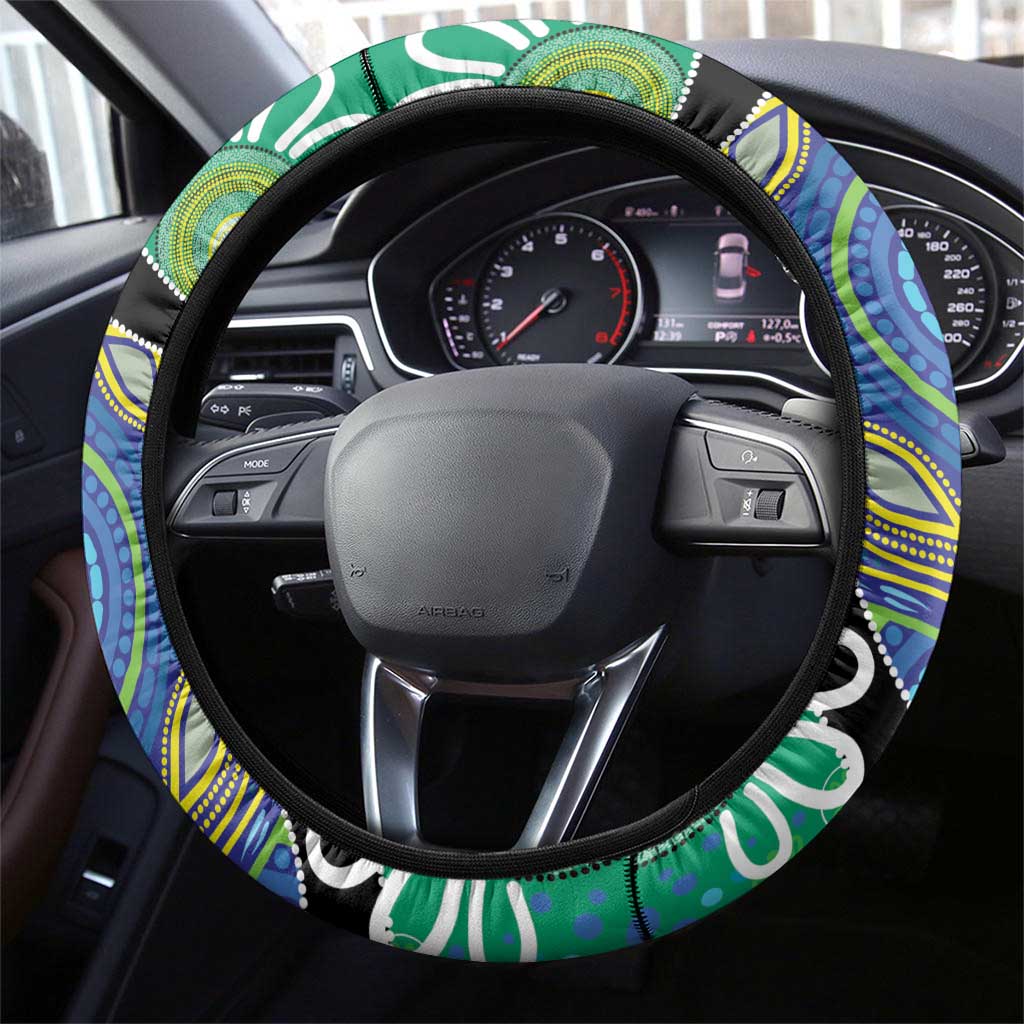 Torres Strait Islander Heal Country Steering Wheel Cover
