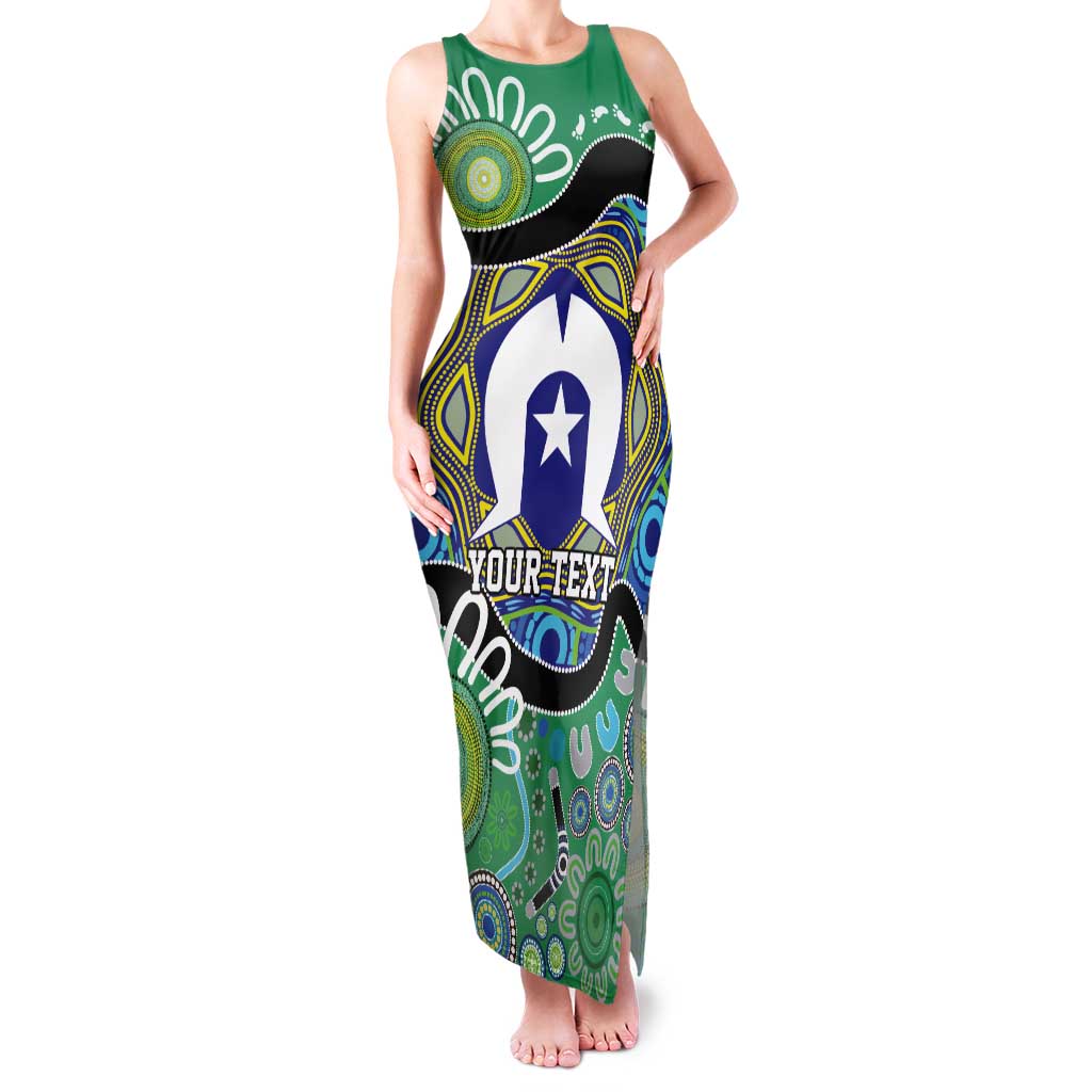 Torres Strait Islander Heal Country Personalised Tank Maxi Dress