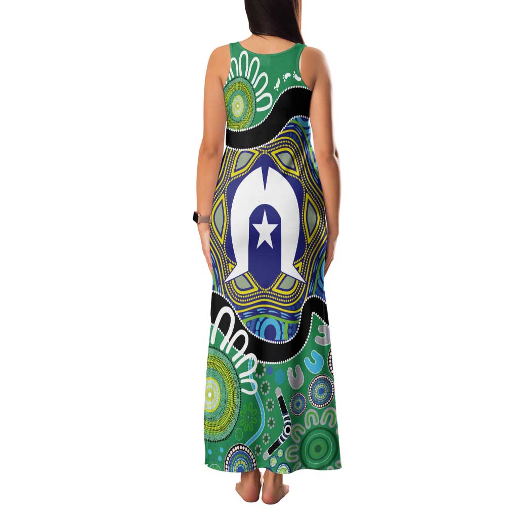 Torres Strait Islander Heal Country Personalised Tank Maxi Dress