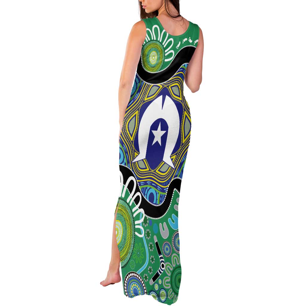 Torres Strait Islander Heal Country Personalised Tank Maxi Dress
