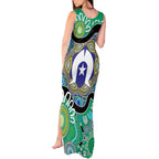 Torres Strait Islander Heal Country Personalised Tank Maxi Dress