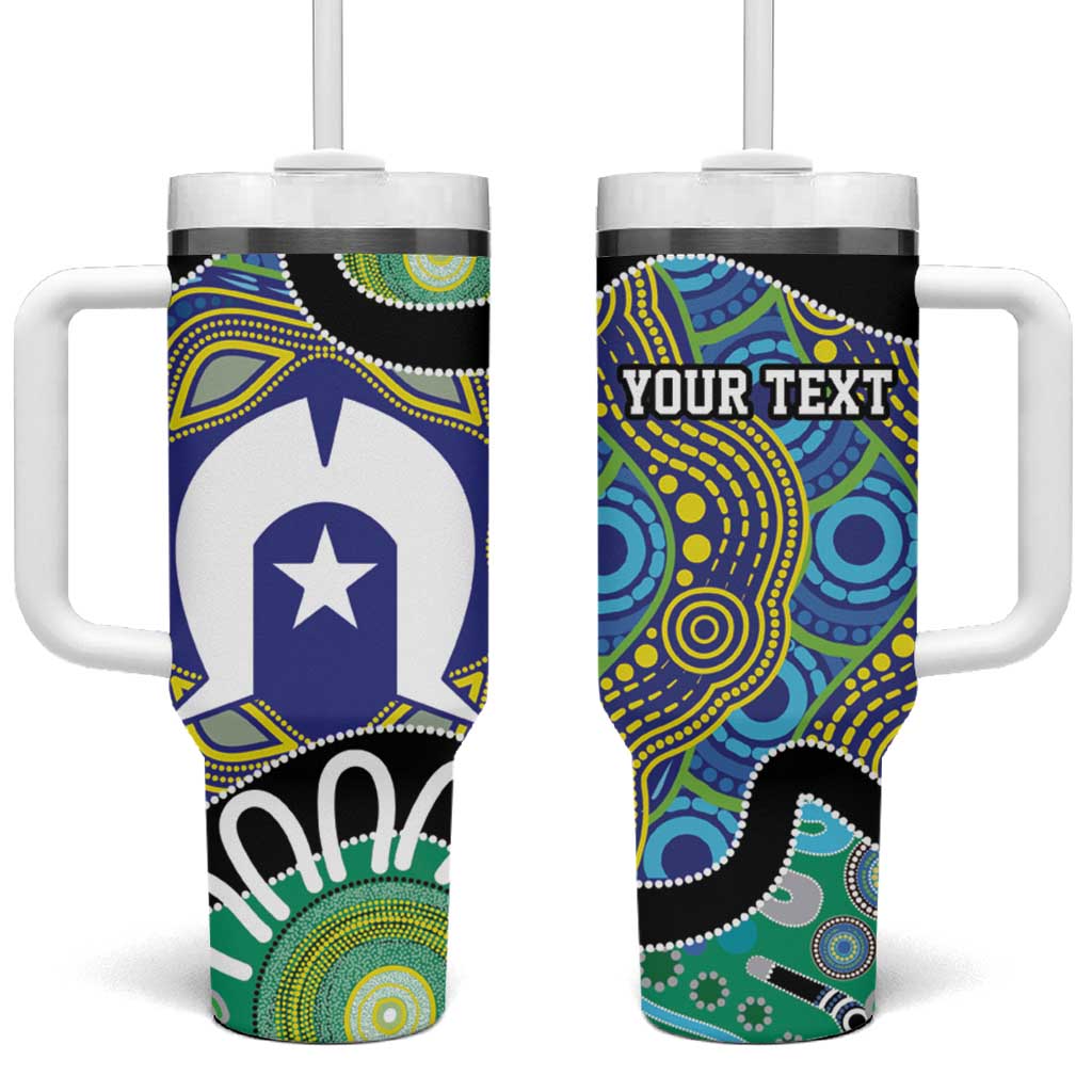 Torres Strait Islander Heal Country Personalised Tumbler With Handle