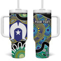 Torres Strait Islander Heal Country Personalised Tumbler With Handle