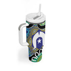 Torres Strait Islander Heal Country Personalised Tumbler With Handle