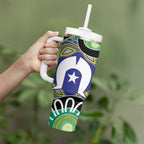 Torres Strait Islander Heal Country Personalised Tumbler With Handle