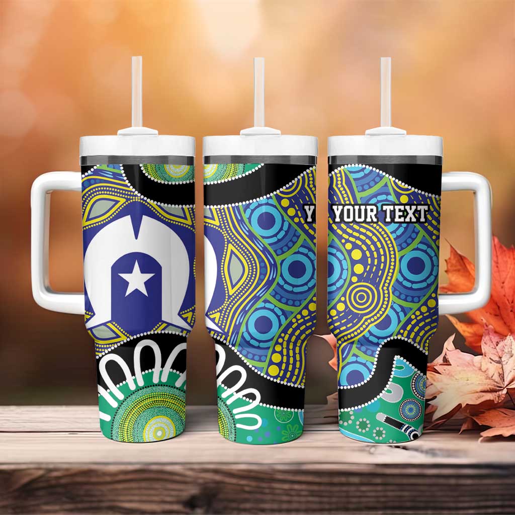 Torres Strait Islander Heal Country Personalised Tumbler With Handle