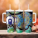 Torres Strait Islander Heal Country Personalised Tumbler With Handle