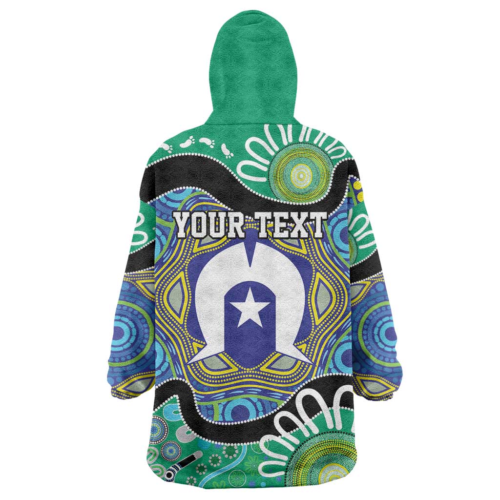Torres Strait Islander Heal Country Personalised Wearable Blanket Hoodie