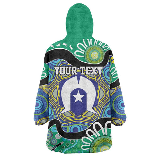 Torres Strait Islander Heal Country Personalised Wearable Blanket Hoodie