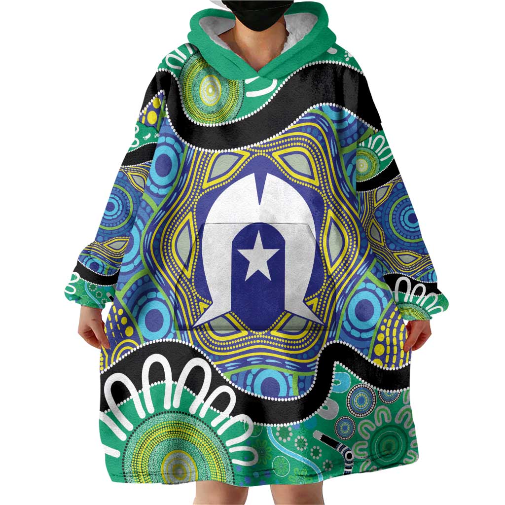 Torres Strait Islander Heal Country Personalised Wearable Blanket Hoodie
