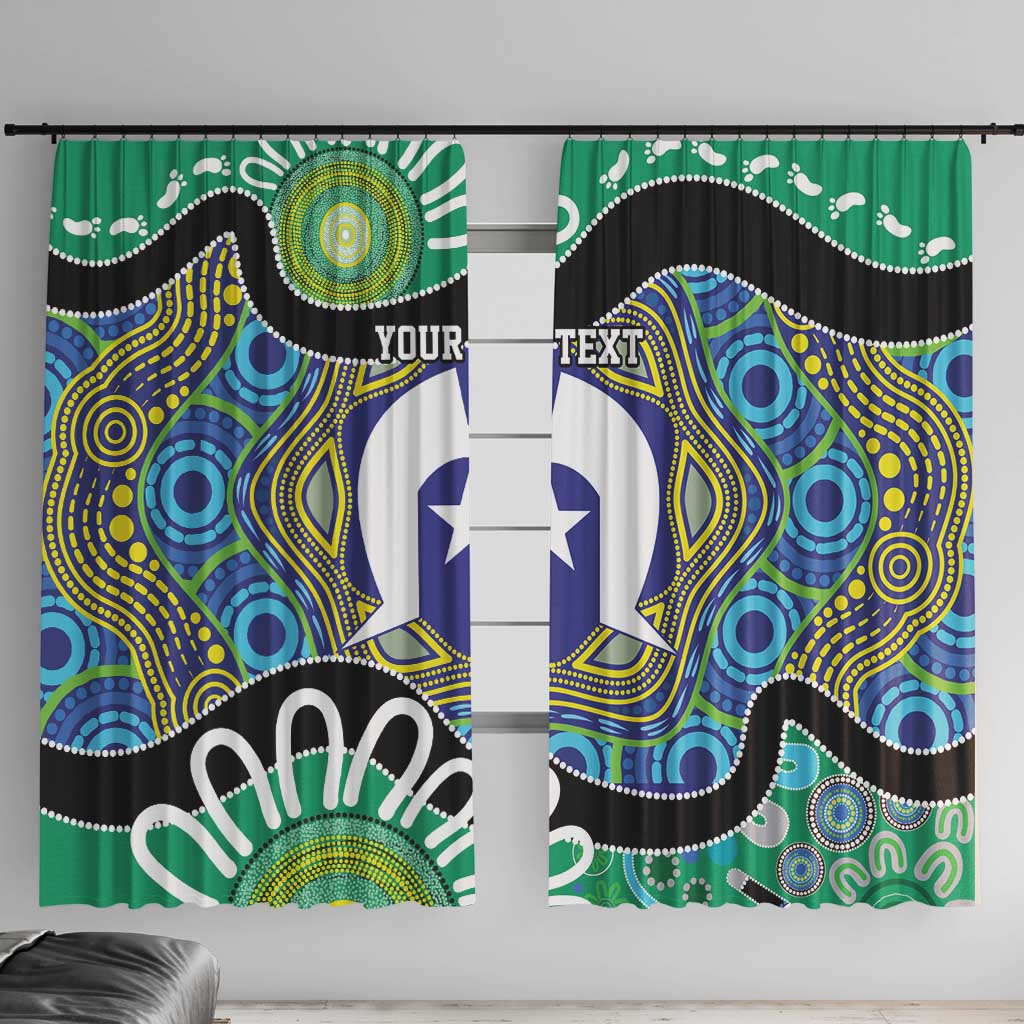 Torres Strait Islander Heal Country Personalised Window Curtain