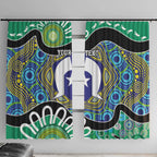 Torres Strait Islander Heal Country Personalised Window Curtain