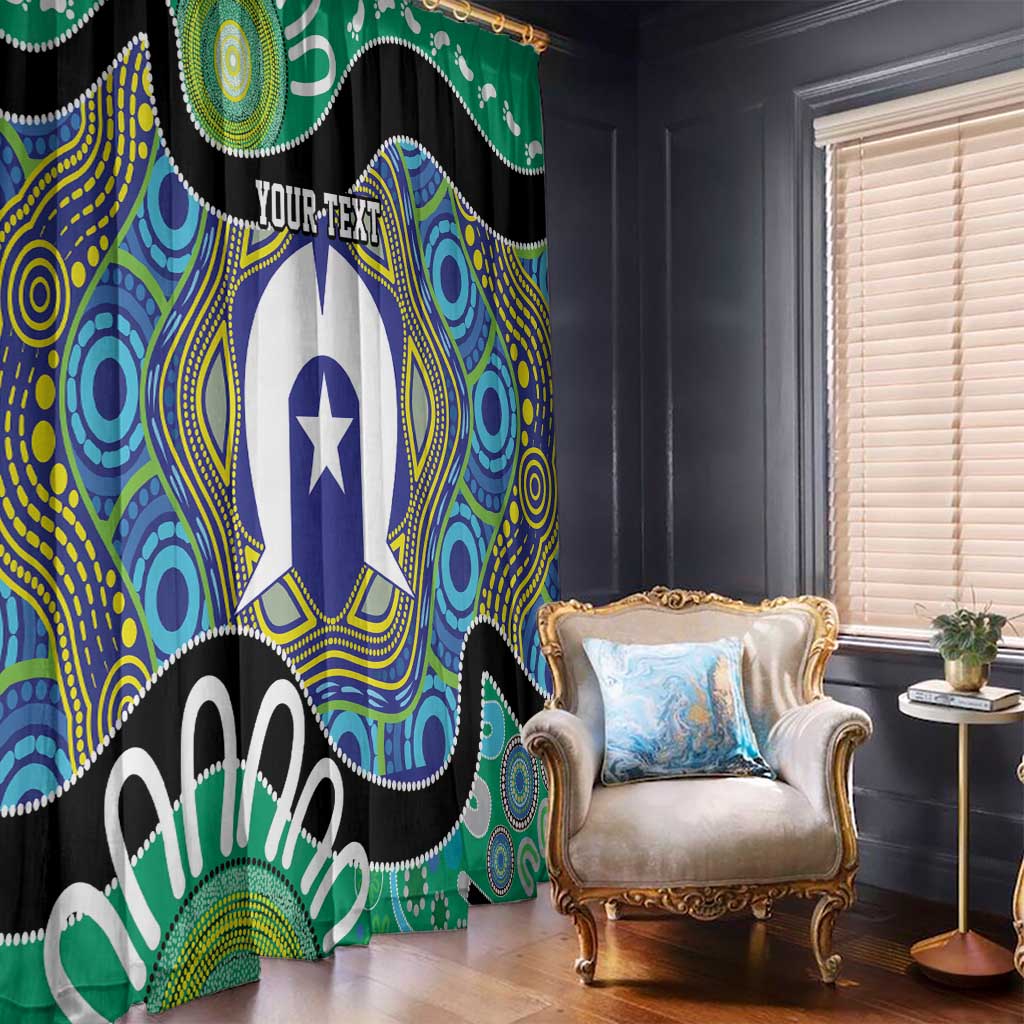 Torres Strait Islander Heal Country Personalised Window Curtain