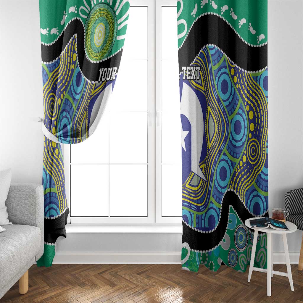 Torres Strait Islander Heal Country Personalised Window Curtain