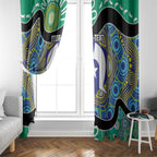 Torres Strait Islander Heal Country Personalised Window Curtain