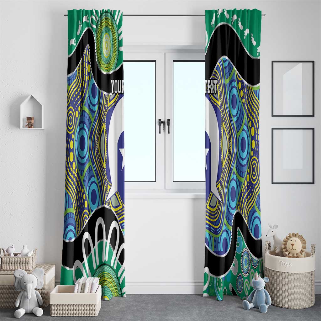 Torres Strait Islander Heal Country Personalised Window Curtain