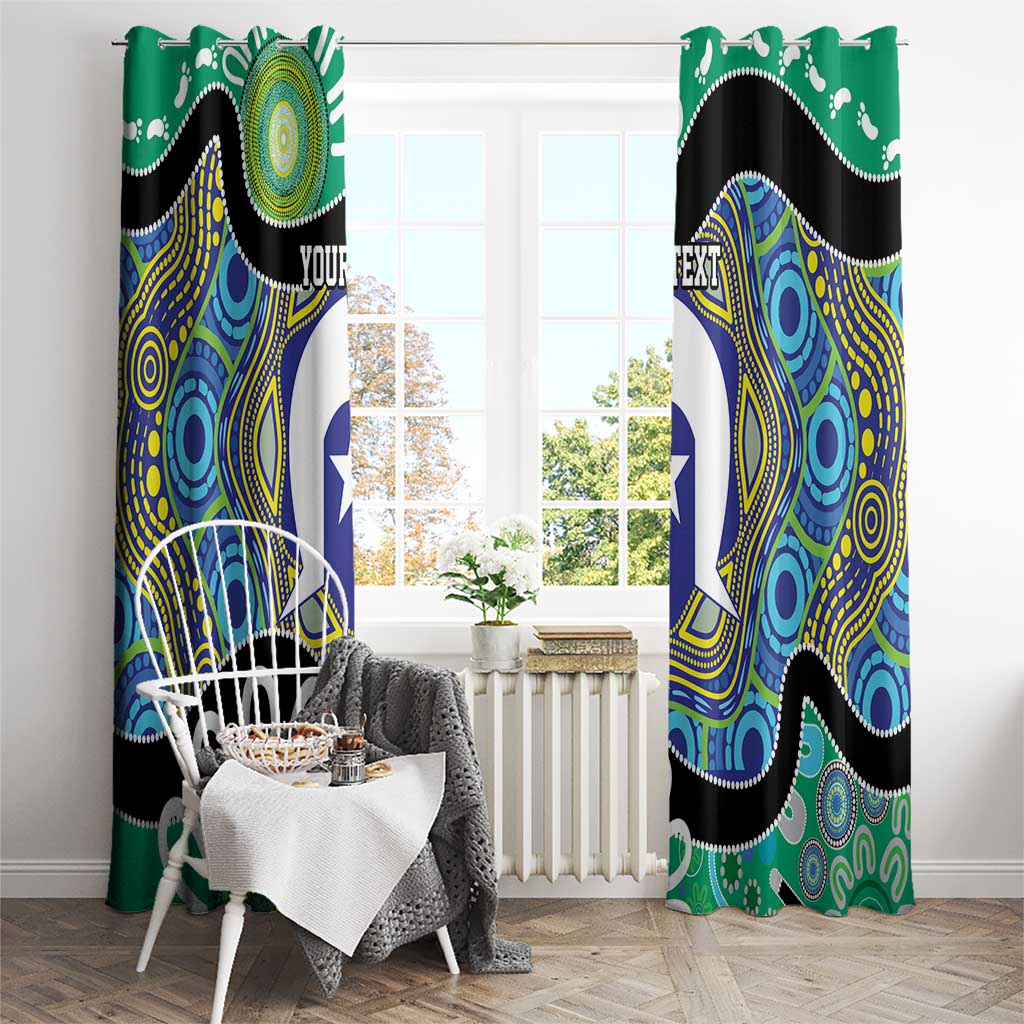 Torres Strait Islander Heal Country Personalised Window Curtain