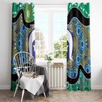 Torres Strait Islander Heal Country Personalised Window Curtain