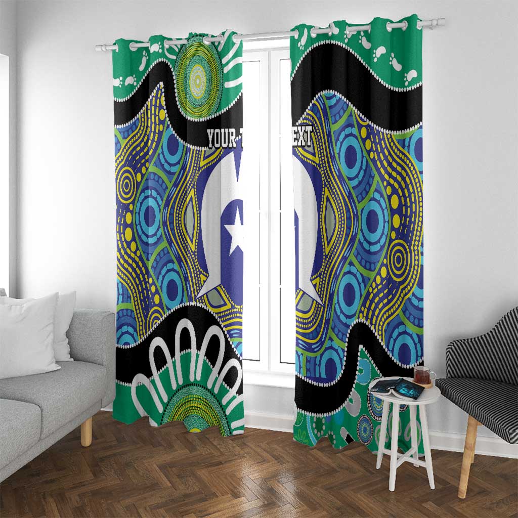 Torres Strait Islander Heal Country Personalised Window Curtain