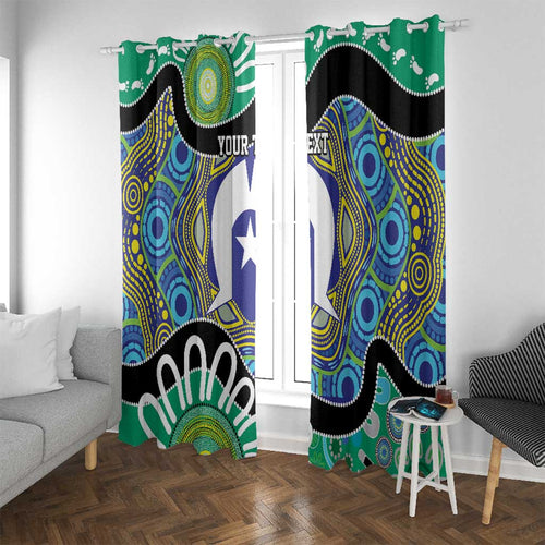 Torres Strait Islander Heal Country Personalised Window Curtain