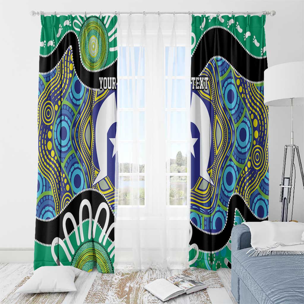 Torres Strait Islander Heal Country Personalised Window Curtain