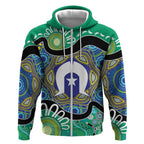 Torres Strait Islander Heal Country Personalised Zip Hoodie