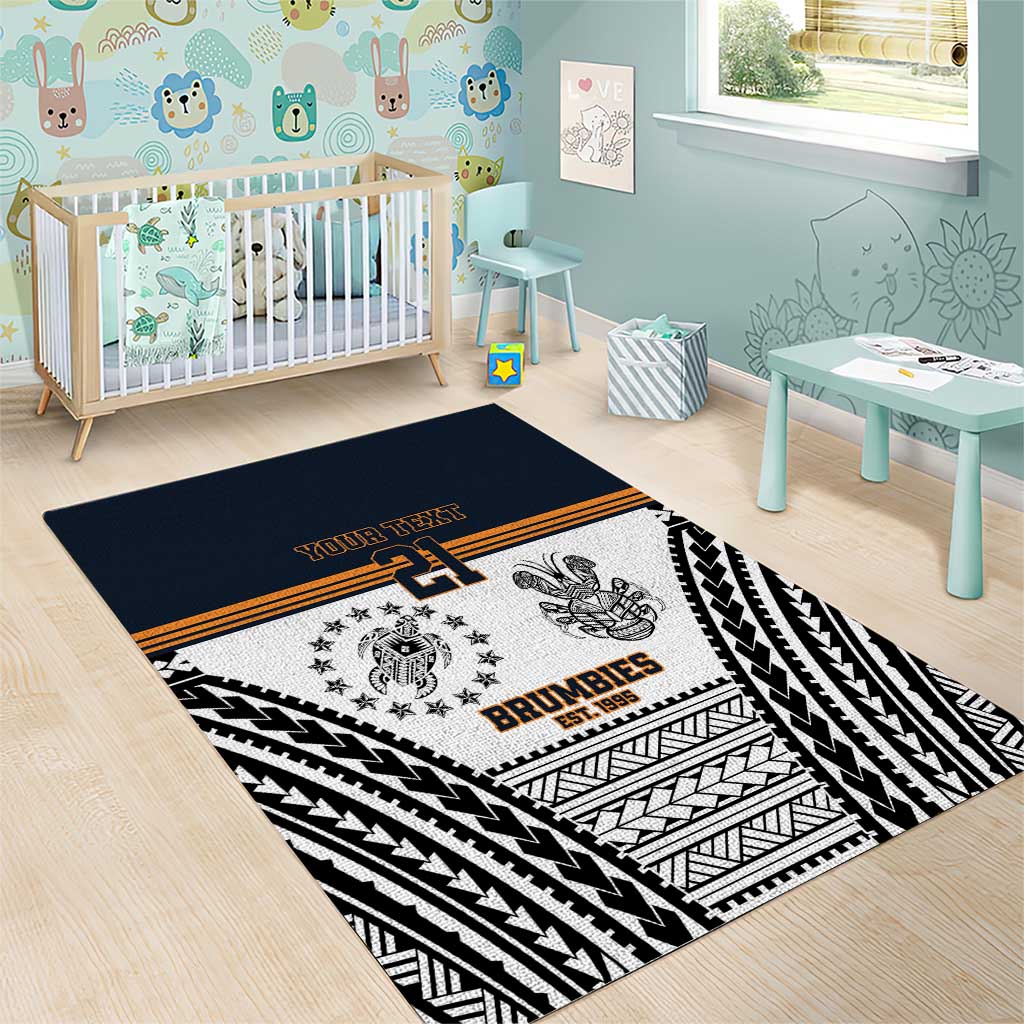 Australia Rugby Pacific Custom Area Rug 2003 Brumby Vintage Old
