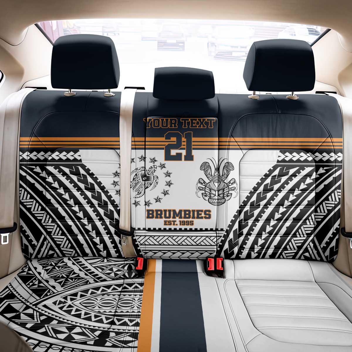 Australia Rugby Pacific Custom Back Car Seat Cover 2003 Brumby Vintage Old