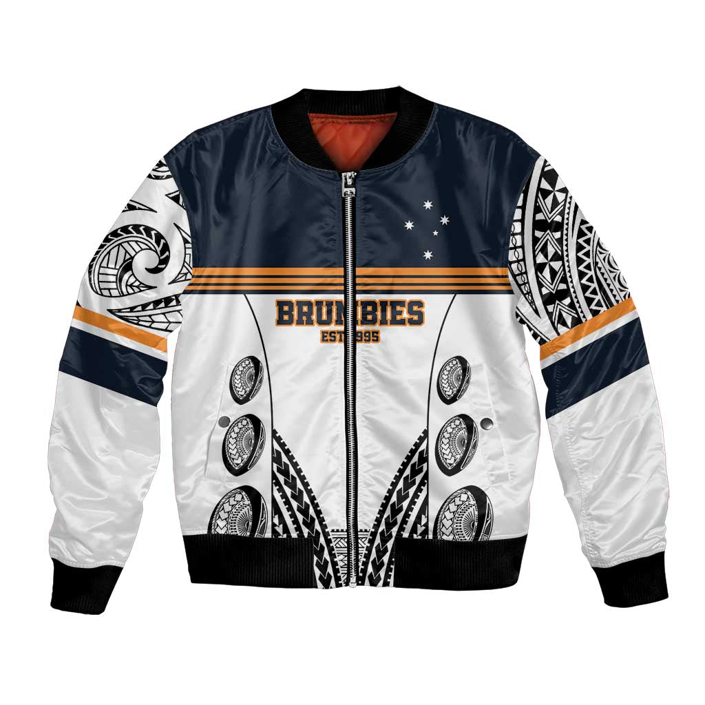 Australia Rugby Pacific Custom Bomber Jacket 2003 Brumby Vintage Old