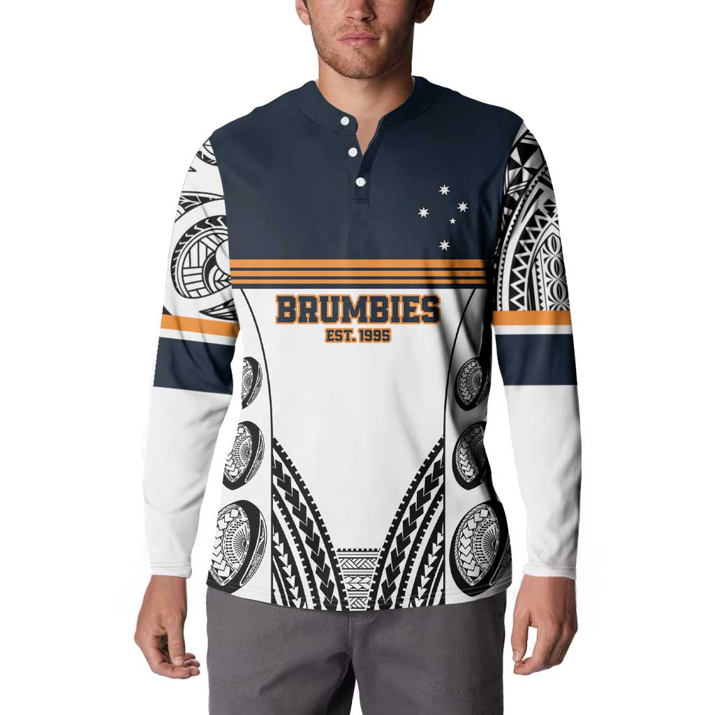 Australia Rugby Pacific Custom Button Sweatshirt 2003 Brumby Vintage Old