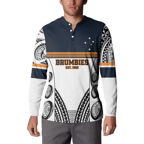 Australia Rugby Pacific Custom Button Sweatshirt 2003 Brumby Vintage Old