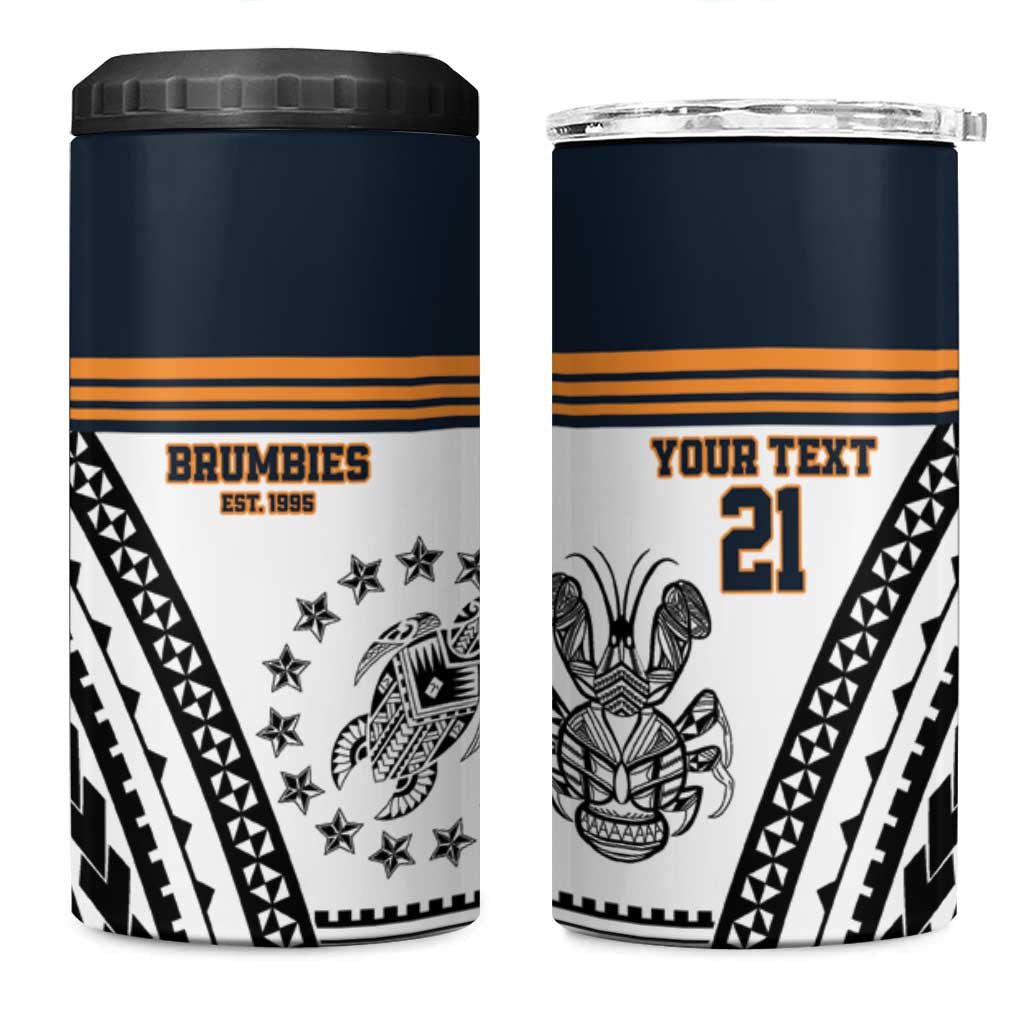 Australia Rugby Pacific Custom 4 in 1 Can Cooler Tumbler 2003 Brumby Vintage Old