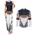 Australia Rugby Pacific Custom Couples Matching Tank Maxi Dress and Long Sleeve Button Shirt 2003 Brumby Vintage Old