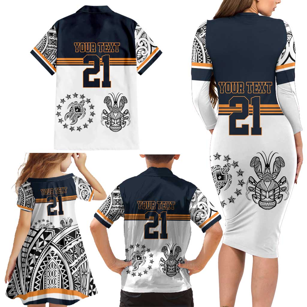 Australia Rugby Pacific Custom Family Matching Long Sleeve Bodycon Dress and Hawaiian Shirt 2003 Brumby Vintage Old