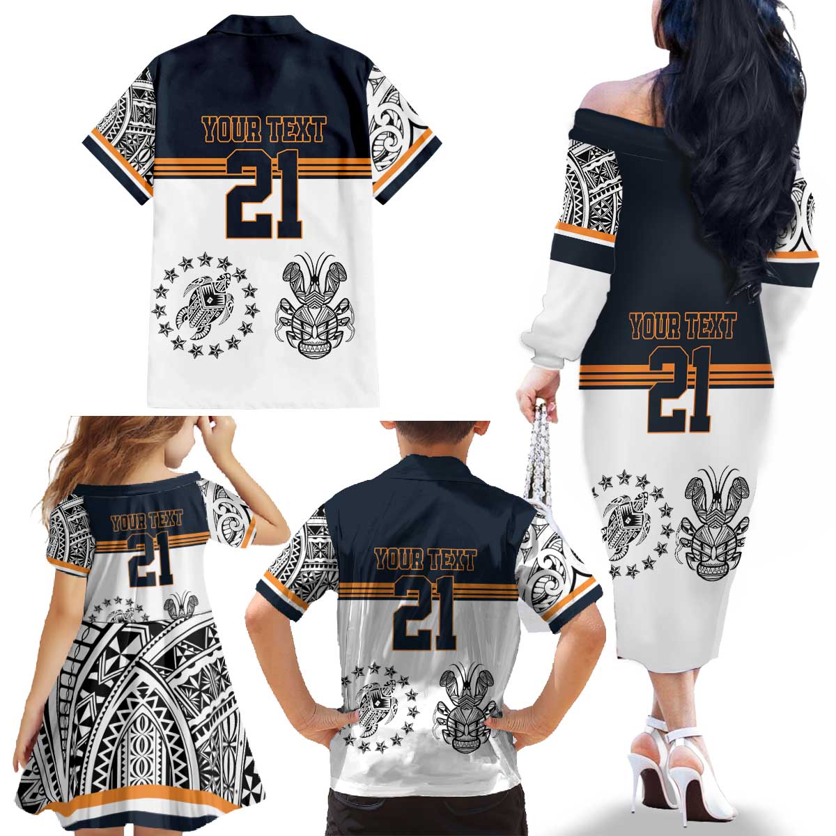 Australia Rugby Pacific Custom Family Matching Off The Shoulder Long Sleeve Dress and Hawaiian Shirt 2003 Brumby Vintage Old