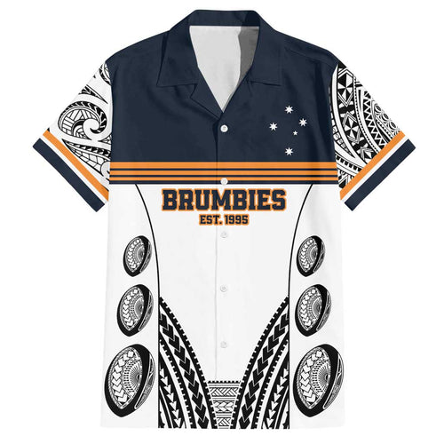 Australia Rugby Pacific Custom Family Matching Off Shoulder Short Dress and Hawaiian Shirt 2003 Brumby Vintage Old
