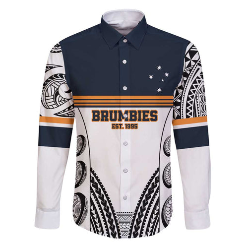 Australia Rugby Pacific Custom Family Matching Puletasi and Hawaiian Shirt 2003 Brumby Vintage Old