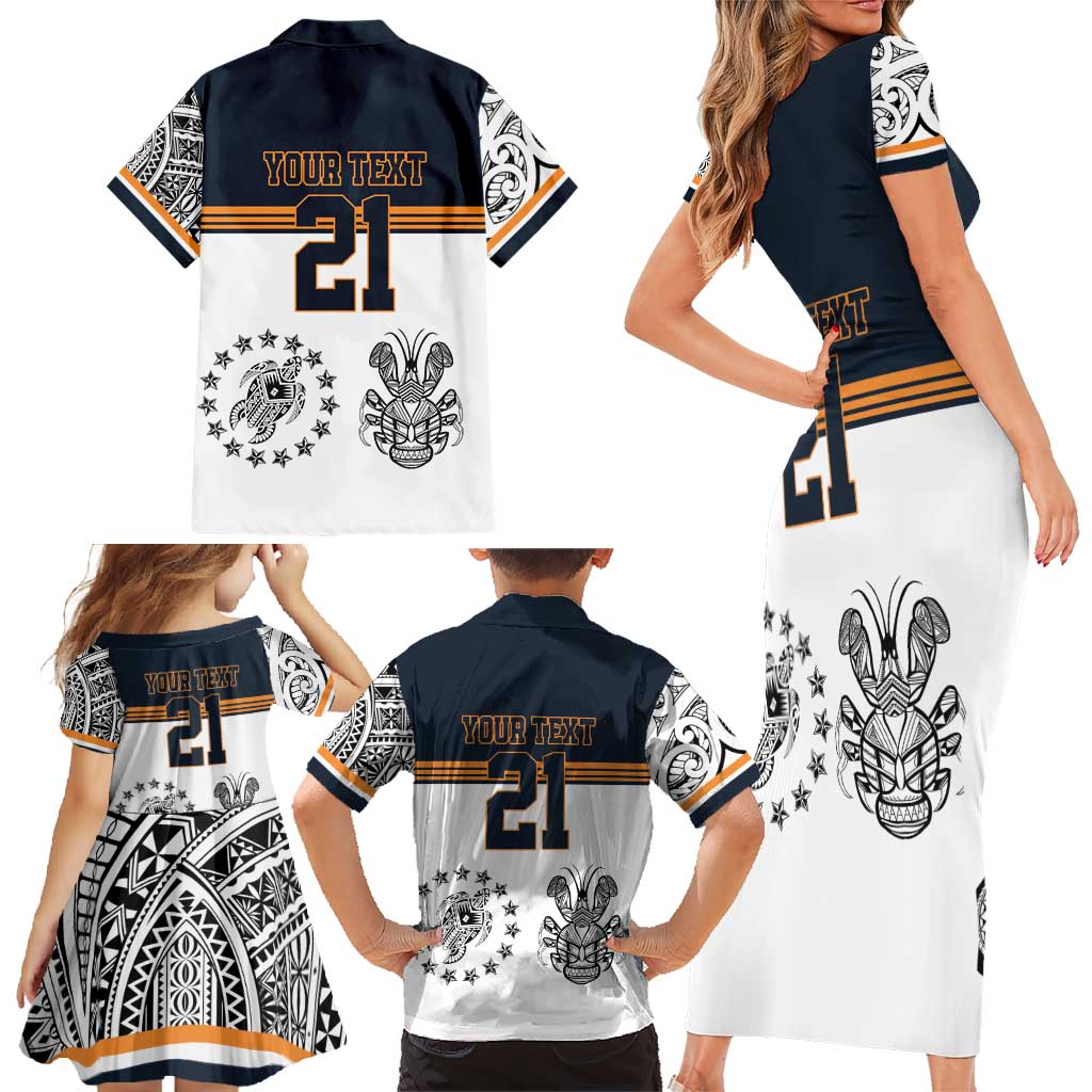 Australia Rugby Pacific Custom Family Matching Short Sleeve Bodycon Dress and Hawaiian Shirt 2003 Brumby Vintage Old