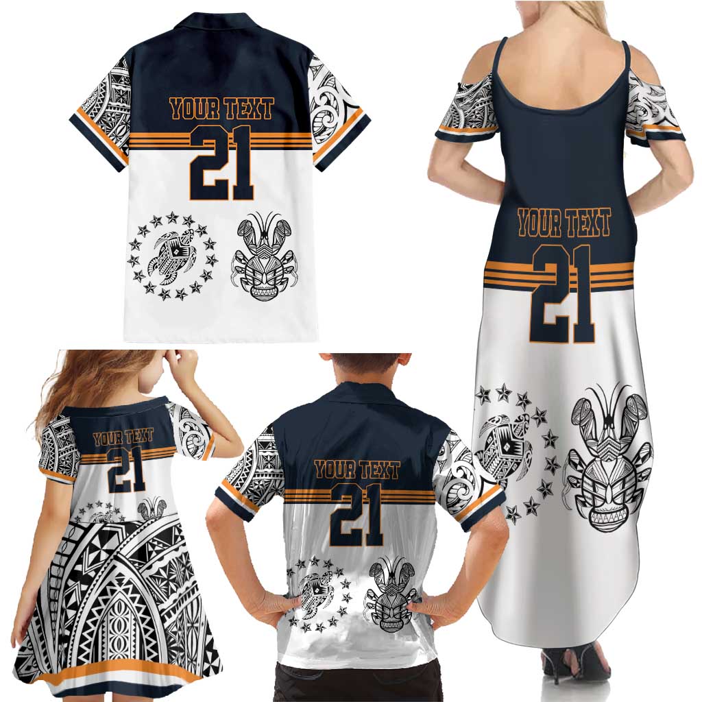 Australia Rugby Pacific Custom Family Matching Summer Maxi Dress and Hawaiian Shirt 2003 Brumby Vintage Old