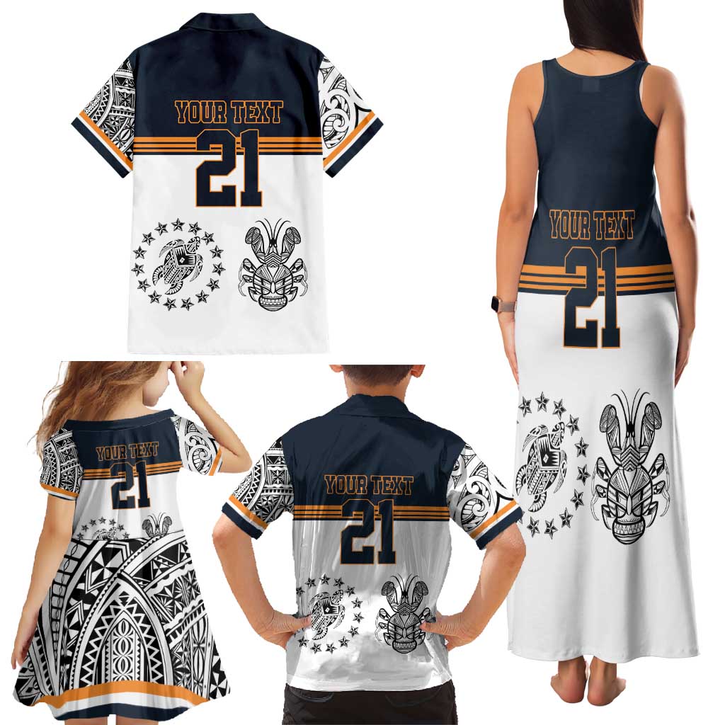 Australia Rugby Pacific Custom Family Matching Tank Maxi Dress and Hawaiian Shirt 2003 Brumby Vintage Old