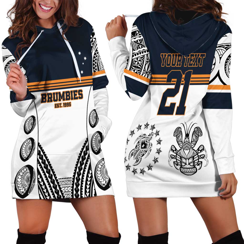 Australia Rugby Pacific Custom Hoodie Dress 2003 Brumby Vintage Old
