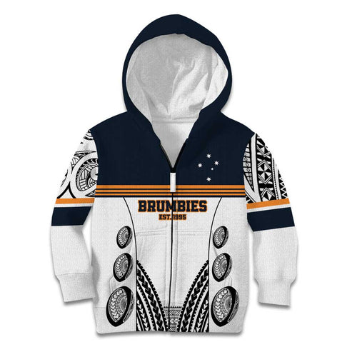 Australia Rugby Pacific Custom Kid Hoodie 2003 Brumby Vintage Old