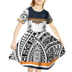 Australia Rugby Pacific Custom Kid Short Sleeve Dress 2003 Brumby Vintage Old