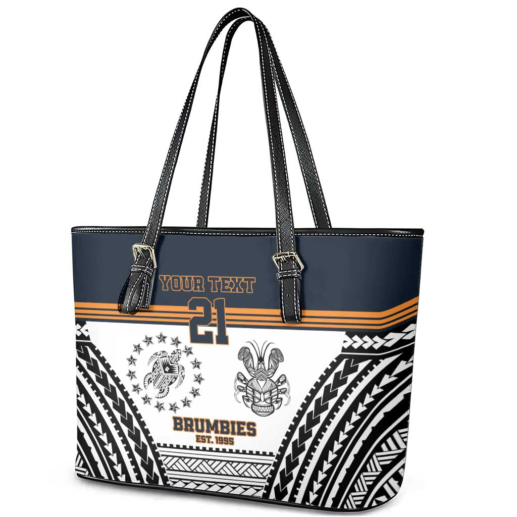 Australia Rugby Pacific Custom Leather Tote Bag 2003 Brumby Vintage Old