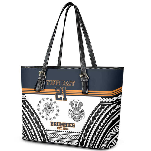 Australia Rugby Pacific Custom Leather Tote Bag 2003 Brumby Vintage Old