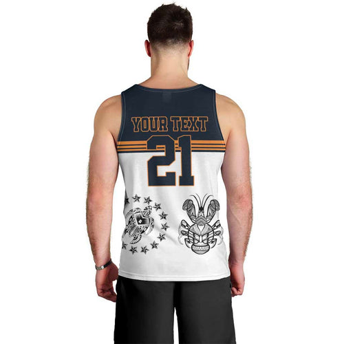 Australia Rugby Pacific Custom Men Tank Top 2003 Brumby Vintage Old
